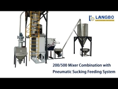 패널 제품 라인 플렉서블 나선 컨베이어와 함께 PVC 믹서 기계