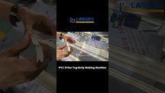 슈퍼마켓 가격표용 자동 플라스틱 가격표 스트립 압출기 #가격표