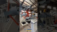 63-160mm PE 파이프 코일러 기계 완벽 작동 #기계 #공장 #pe파이프