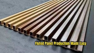 PVC 플루티드 장식 패널 압출 라인