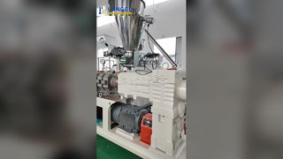 PVC 파이프 압출 라인 연속 생산 및 온라인 직경 제어